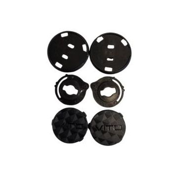 casco Vito UNO, materiale di montaggio della visiera