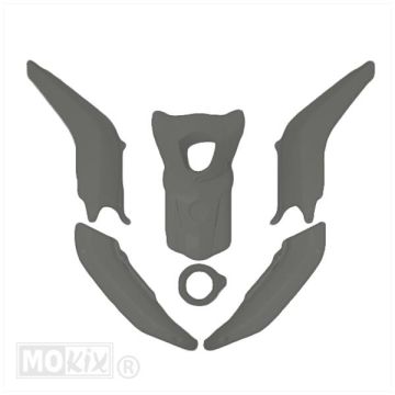 Kit Carene in titanio profondo Bye Bike 6 pezzi