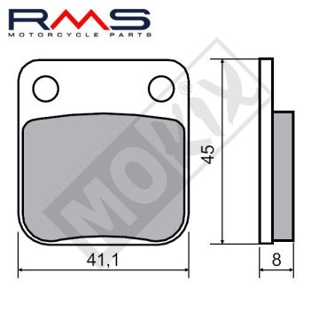 Set pastiglie freno RMS B-Quality-22 510 1440