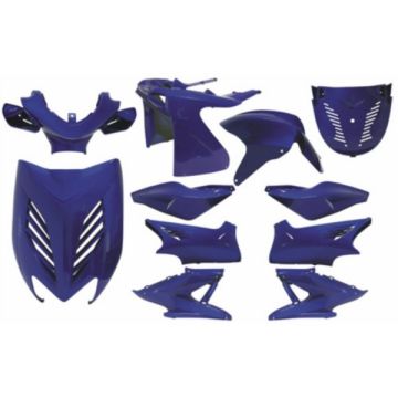 Kit Carene Yamaha Aerox <-2012 (YQ50/L/2 tempi) / MBK Nitro rosso blu zaffiro DMP 11 pezzi