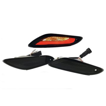 Set luci di marcia diurna Power 1 LED Tube 2.0 Vespa Primavera/Sprint smoke posteriori (incluso cablaggio)