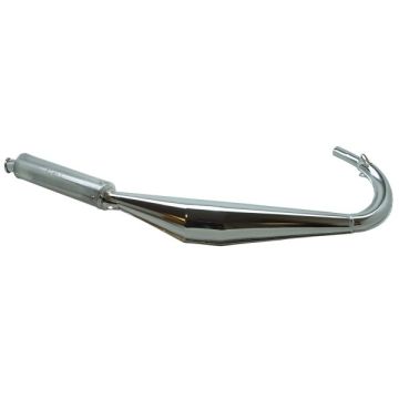 Marmitta inferiore cromato Yamaha DT50R/DT50SM/Malaguti AM6/XSM/XTM