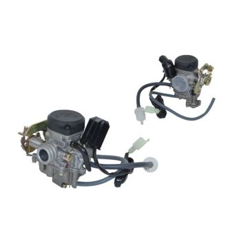 Carburatore 19mm modello Keihin CVK China GY6/Piaggio 4 tempi 2V/Yamaha completo di pompa acceleratrice