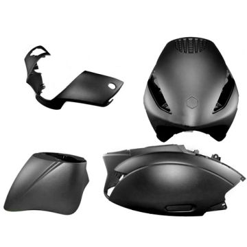 Kit Carene Piaggio Zip 2000-> Titanio grigio opaco modello originale Power 1 - 4 pezzi