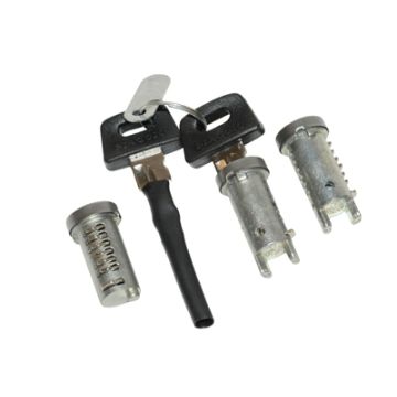 Set blocchetto accensione completo Piaggio 50cc Zip <-2000-RST-SP/Gilera Easy Moving 1998-2005 (3 pezzi) originale 295652