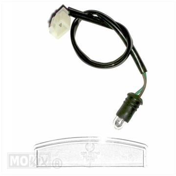 Luce targa con attacco tipo China LX/VX/VXS/Napoli/Riva/Acero 2/Touring/Tuscany/Lux/Flory/HT5012/ONE/Remini/RL/Venice