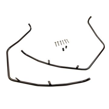 Paramotore e pedana anteriori Piaggio Zip nero lucido