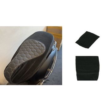 Coprisella Alcantara Designo nero per Vespa GTS Euro3 2008-2018