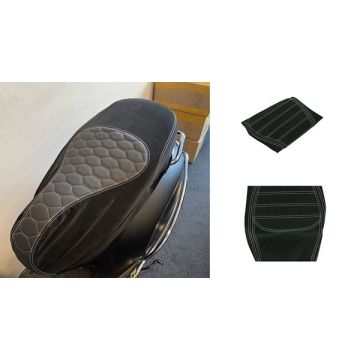 Coprisella Alcantara Designo nero/bianco per Vespa GTS Euro3 2008-2018