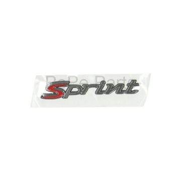Adesivo Vespa [Sprint] fumo piccolo coperchio anteriore originale 2H000928