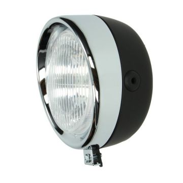 Faro tondo Puch Maxi nero DMP
