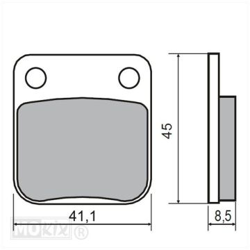 Set pastiglie freno IGM (Daelim Tapo/Honda MB)