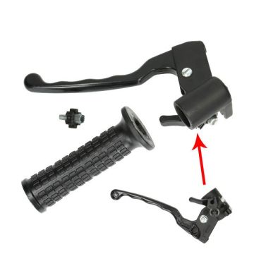 Leva freno sinistra in metallo per Vespa Si/Gilera Citta