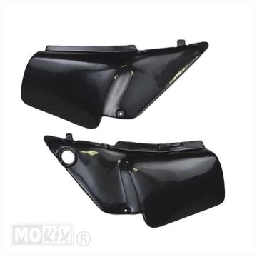 Coperture laterali lunghe Honda MT Paris Dakar Supertec nere
