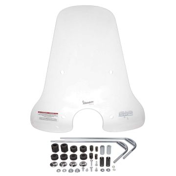 Parabrezza alto -Piaggio Traveler-70cm Vespa LX 50-125-150 trasparente 622192 originale