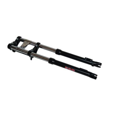 Forcella anteriore rinforzata Puch Maxi, lunga, larga, EBR nera