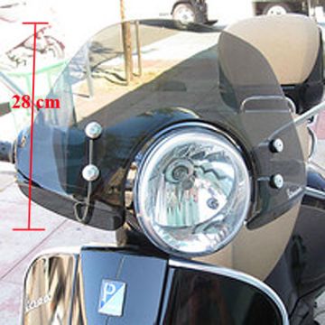 Parabrezza basso -Piaggio Cruiser- 28 cm Vespa GTS 125-250-300 <-2014/GT 125-200 L/GTL - fumo 656044 originale
