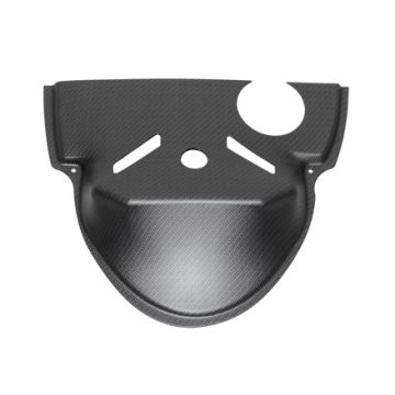 Sottosella e piastra di protezione Piaggio Zip 2000 Sp/Zip 2000 posteriore in carbonio DMP