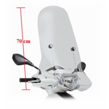 Parabrezza ad alta trasparenza Piaggio New Fly 2012-> originale 675070