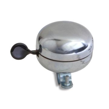 Campana in acciaio con batacchio in acciaio cromato Ding-Dong Lynx