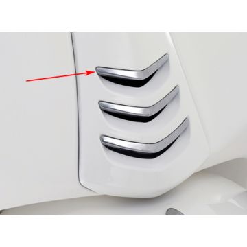 Parabrezza anteriore/rivestimento centrale (parte superiore) /cromato opaco Vespa Primavera/Sprint <-2018 1B000272 originale