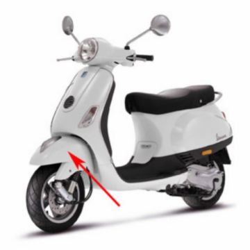 Parafango anteriore Vespa Lx 544 bianco