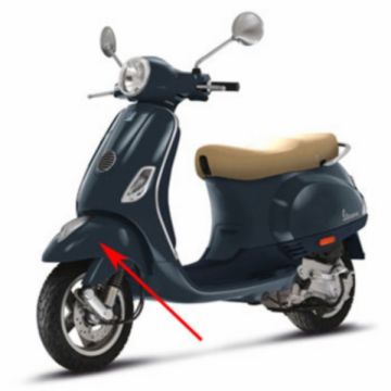 Parafango anteriore Vespa Lx 222 blu notte