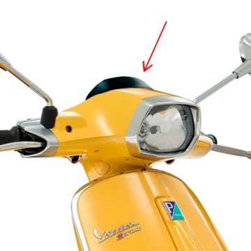Coperchio sterzo per spoiler Vespa Sprint originale nero 1b001309
