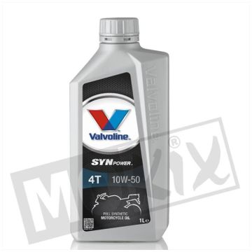 Olio motore Valvolie 10W50 4 tempi Synpower 1 litro