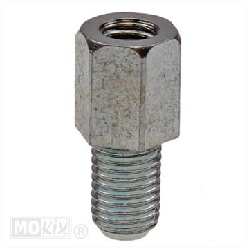 Adattatore per specchietto M8 filettatura destra - Filettatura destra M10 Tuning