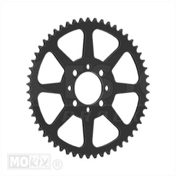 Corona posteriore 52mm 8-fori 54 denti Suzuki TS-TSX-ZR-GSX-LT-RM 50cc/Kawasaki 50-80cc AR-AE/KLX 110cc