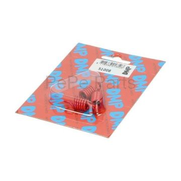 Set molle frizione Minarelli orizzontale+verticale +2000 giri/min rosso DMP 3 pezzi