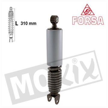 AMMORTIZZATORE APR SCARABEO 2T 50 NERO FORSA