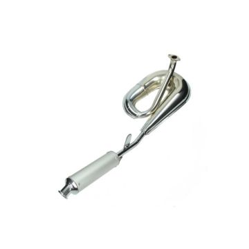 Circuito di marmitta tecno Tomos A3 cromo/alluminio