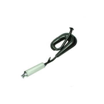 Circuito di marmitta tecno Tomos A3 nero/alluminio