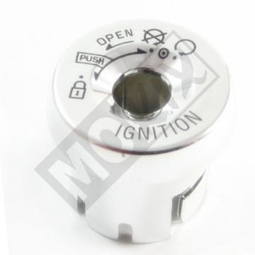 Anello blocchetto di accensione cromato Yamaha Aerox/Neo