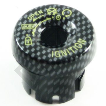 Anello blocchetto di accensione in carbonio Yamaha Aerox/Neo