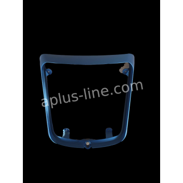 Telaio fanale posteriore A-plus nero opaco adatto per Vespa GTS