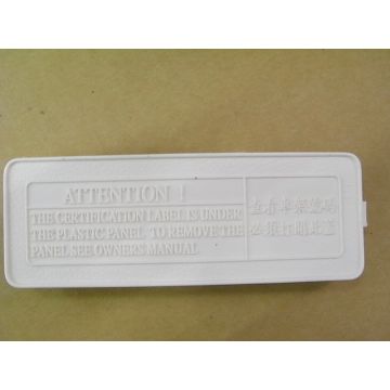 Placca di copertura, numero di telaio, bianca, Sym, originale