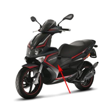 Griglia di riscaldamento sinistra Gilera Runner Rst nera originale 949443000c