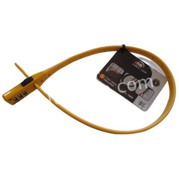 Cavo giallo con lucchetto a combinazione