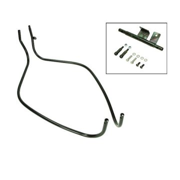 Staffa/paramotore decorativo nero lucido di qualità A