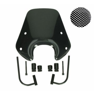 Parabrezza in carbonio a bassa lucentezza Piaggio Zip 2/4 tempi 2000->