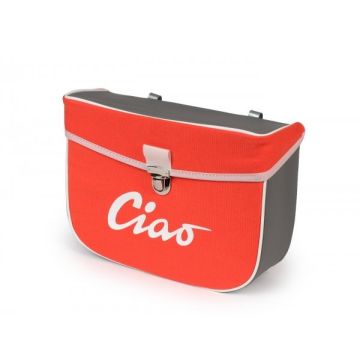Borsa laterale Vespa Ciao grigio/arancione Moto-Nostra
