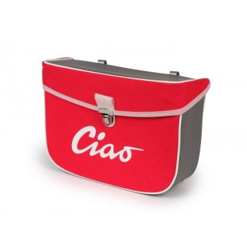 Borsa laterale Vespa Ciao rossa/grigia Moto-Nostra
