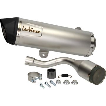 Scarico in alluminio/carbonio per Vespa GTS 300 E4 Leovince 14316ek