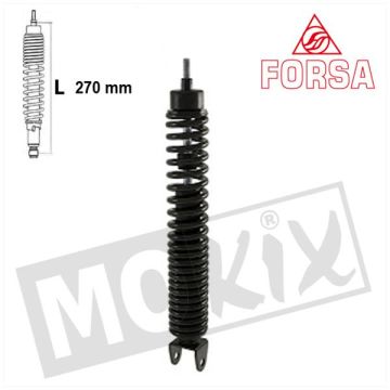 AMMORTIZZATORE PIA LIBERTY 50 4T 00-13 NERO FORSA