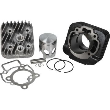 Cilindro con testata Piaggio 50cc 2 tempi AC 70cc diametro 48mm 6 porte bobina DR
