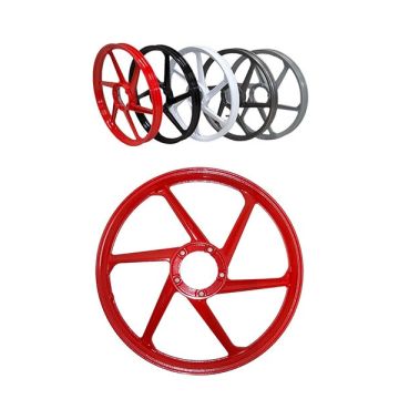 Ruota in alluminio Sport-1 Puch Maxi 17 pollici rossa Fast-Arrow