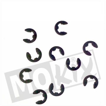 ANELLO DI BLOCCO DELL'ASSE 4-5 mm 10 pezzi (PERNO A PINZA)